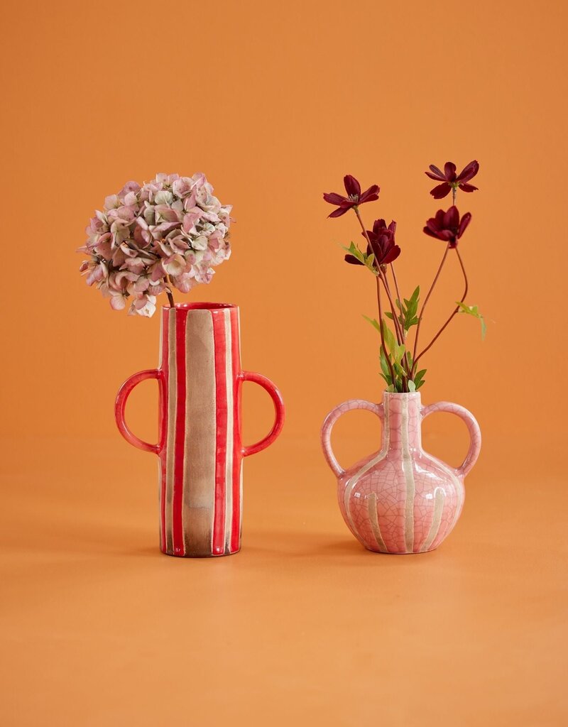 RICE CERAMIC VASE - RED