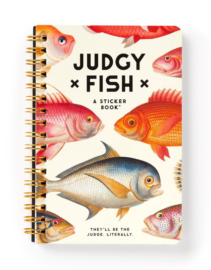 Brass Monkey Goods STICKER BOOK - Judgy Fish