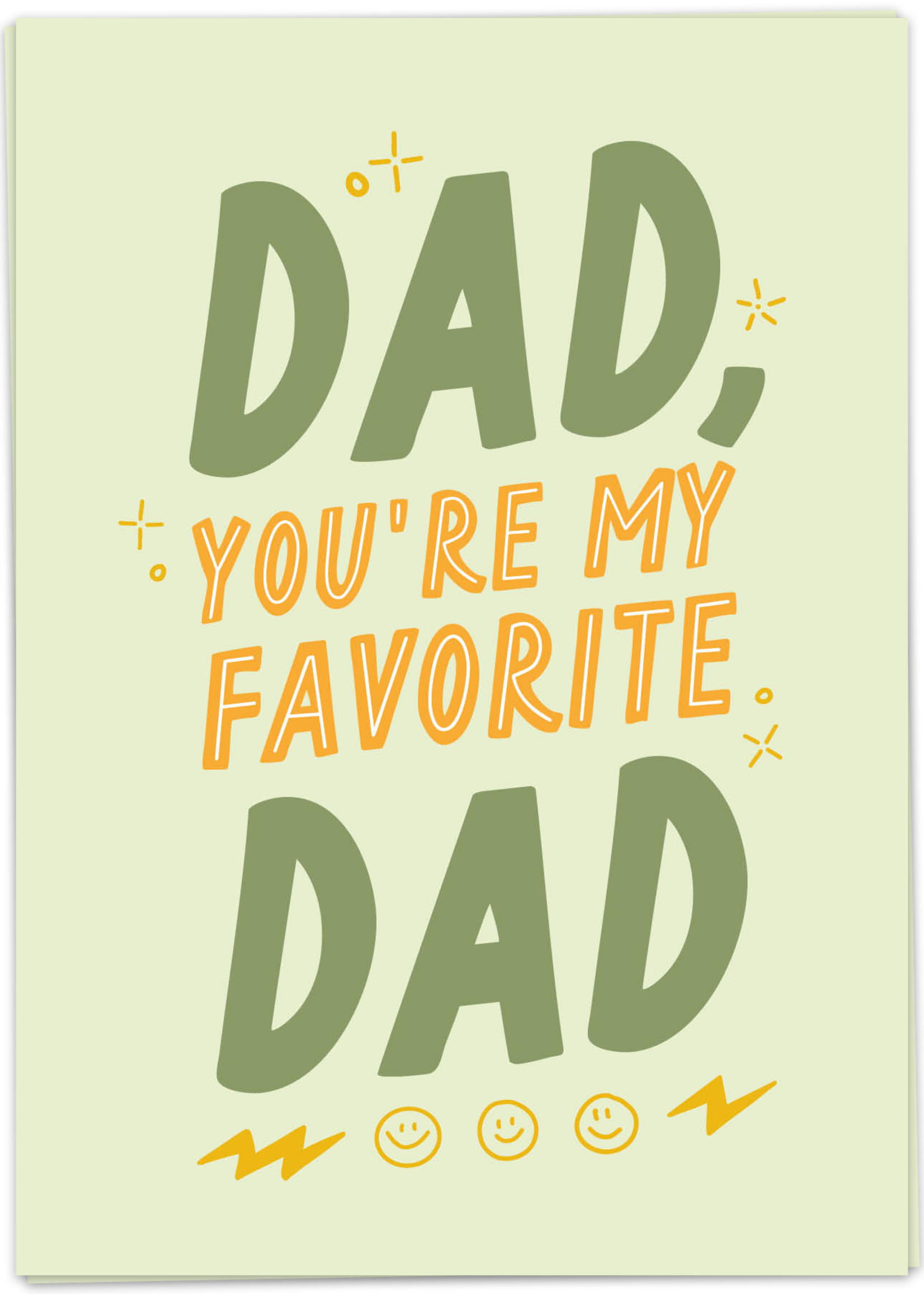 KAART BLANCHE - fave dad
