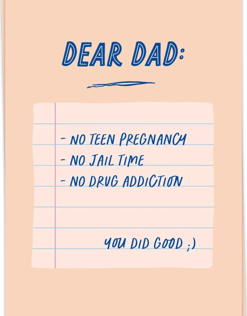KAART BLANCHE - Dear dad