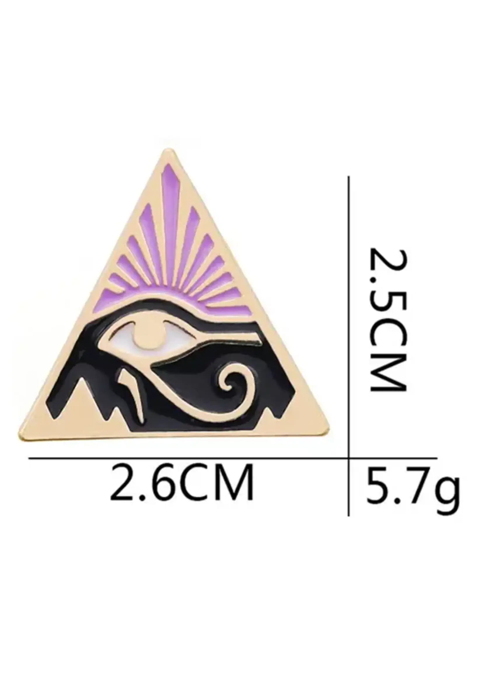 Animaux Spéciaux Broche Émaillée Œil d'Horus