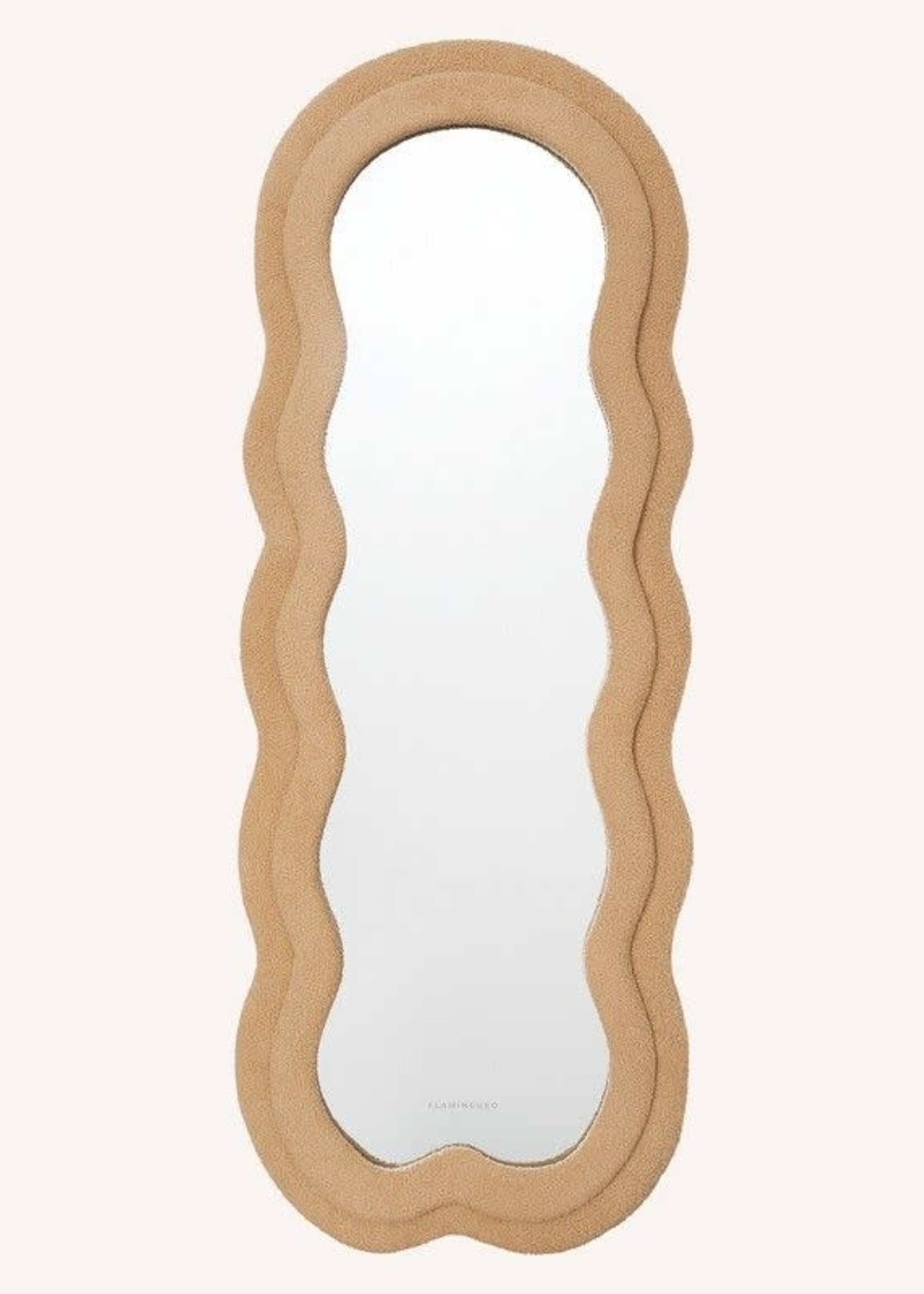 Flamingueo CHARLOTTE - Wavy mirror, fleece frame