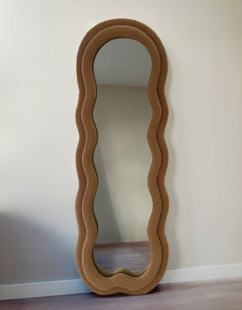 Flamingueo CHARLOTTE - Wavy mirror, fleece frame