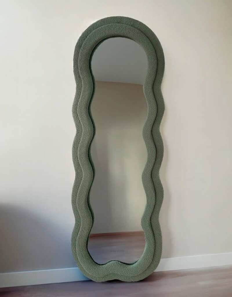 Flamingueo CHARLOTTE - Wavy mirror, fleece frame