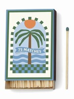 PADDYWAX A DOPO - Allumettes ''Palmier'' Vert Foncé - 75 allumettes (9,6 CM)