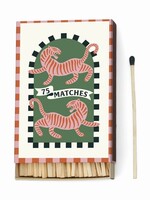 PADDYWAX A DOPO - Lucifers  ''Tijger'' Zwart - 75 lucifers (9,6 CM)