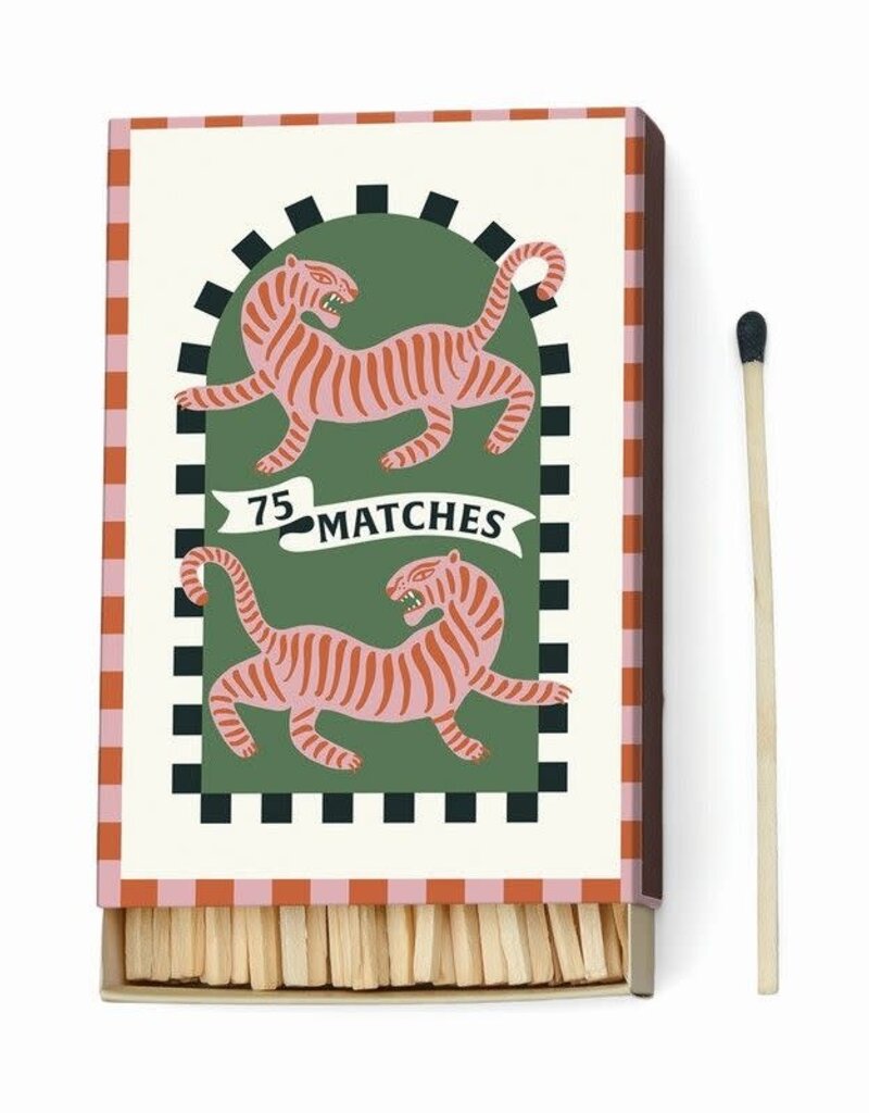 A DOPO - Matches ''Tiger'' Black - 75 matches (9.6 CM