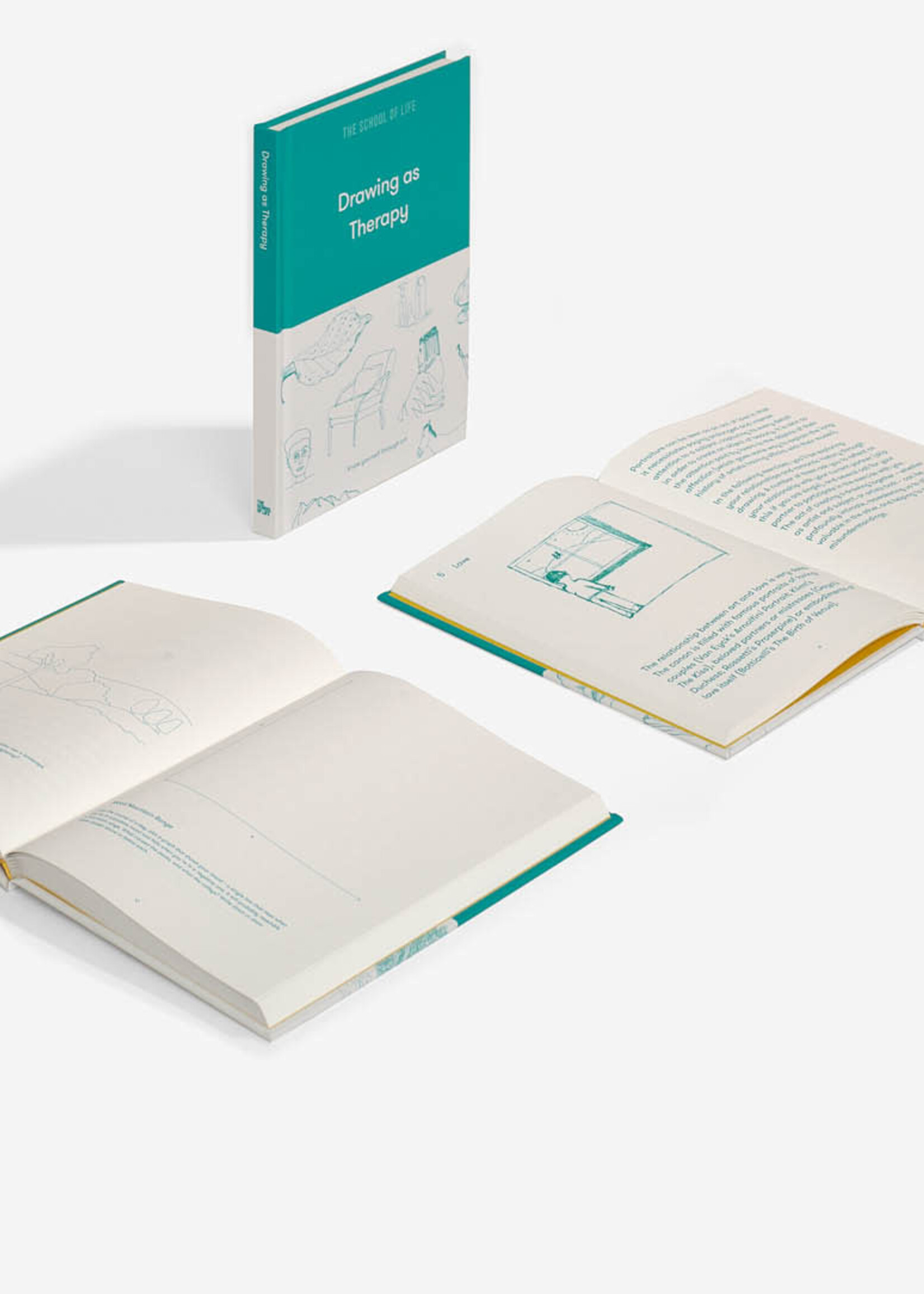 THE SCHOOL OF LIFE - Drawing As Therapy Book, Creative Self-Care