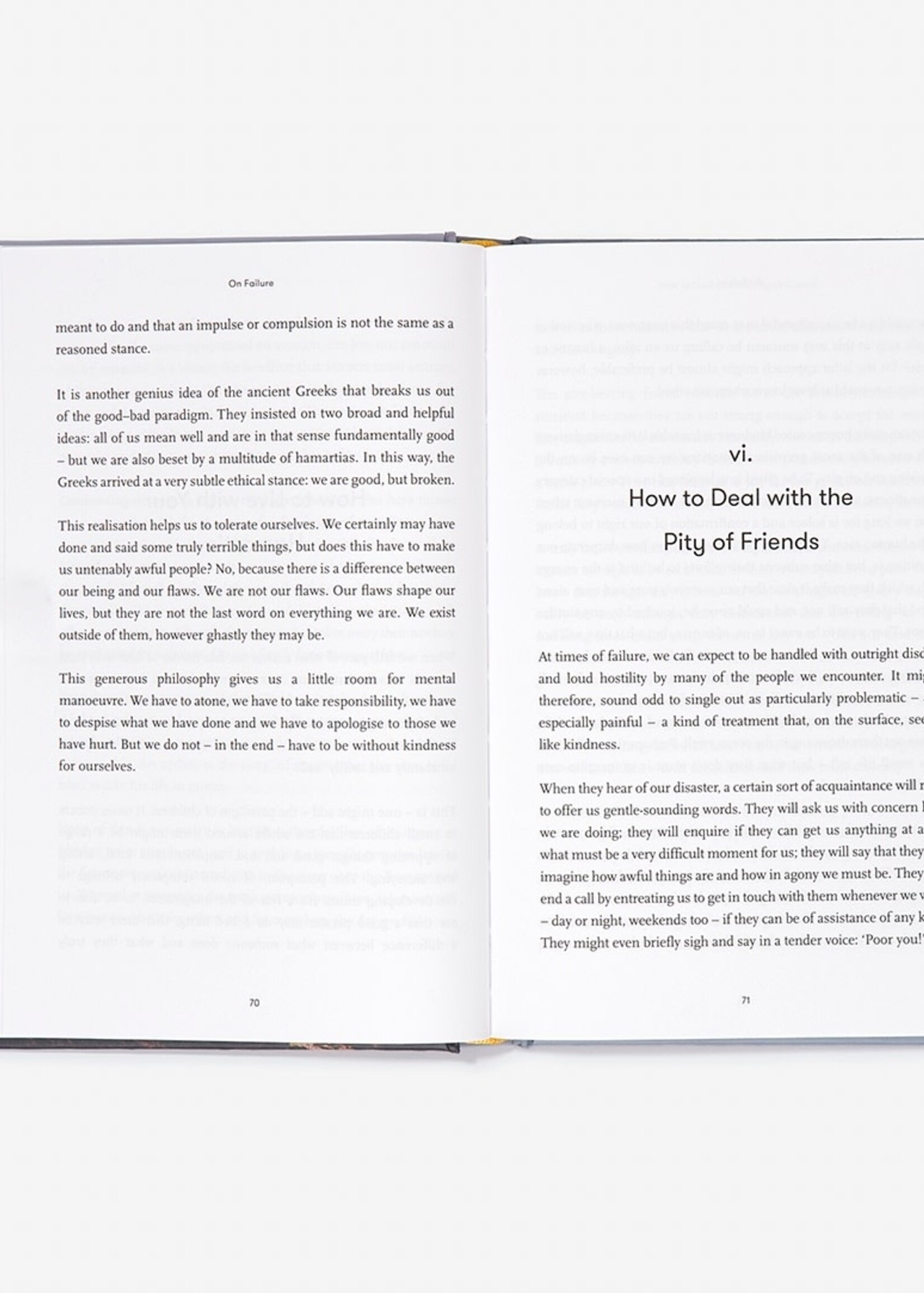 THE SCHOOL OF LIFE - On Failure, Self-Improvement Book