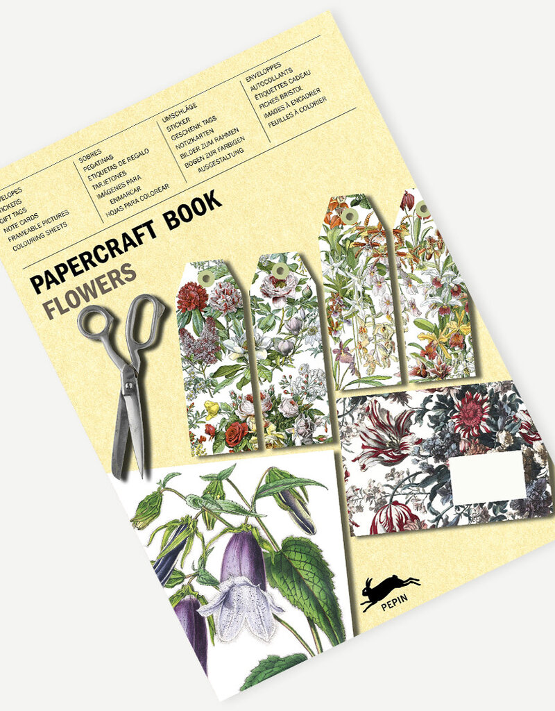 The Pepin Press PAPIERKNUTSELBOEK - BLOEMEN