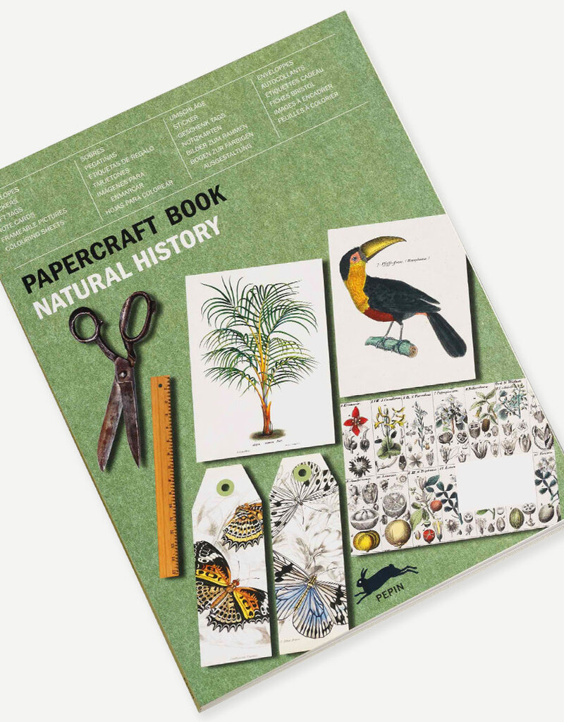 The Pepin Press PAPIEREN CRAFT BOEK - Natuurhistorie
