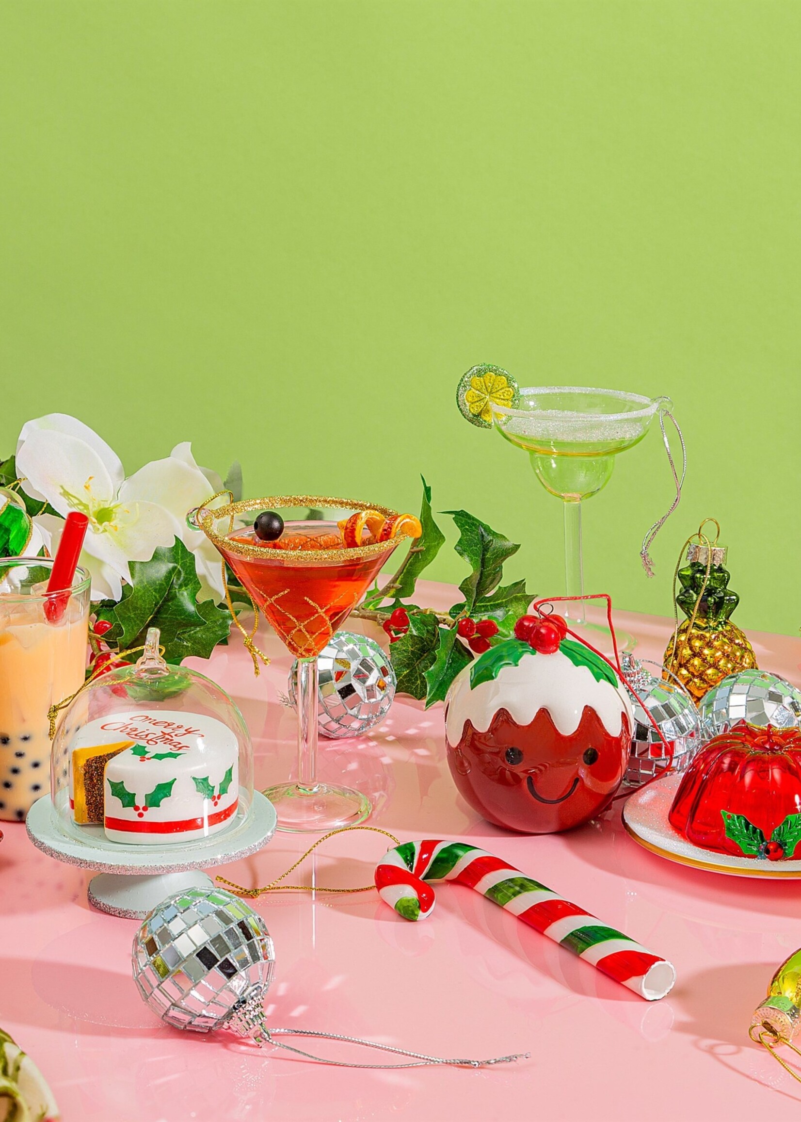 Sass & Belle KERSTBAL - Mini Spiegelbollen - Set van 6