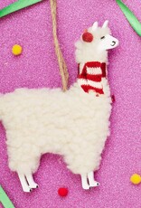 Sass & Belle Christmas Ornament - Festive Llama