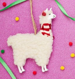 Sass & Belle Christmas Ornament - Festive Llama