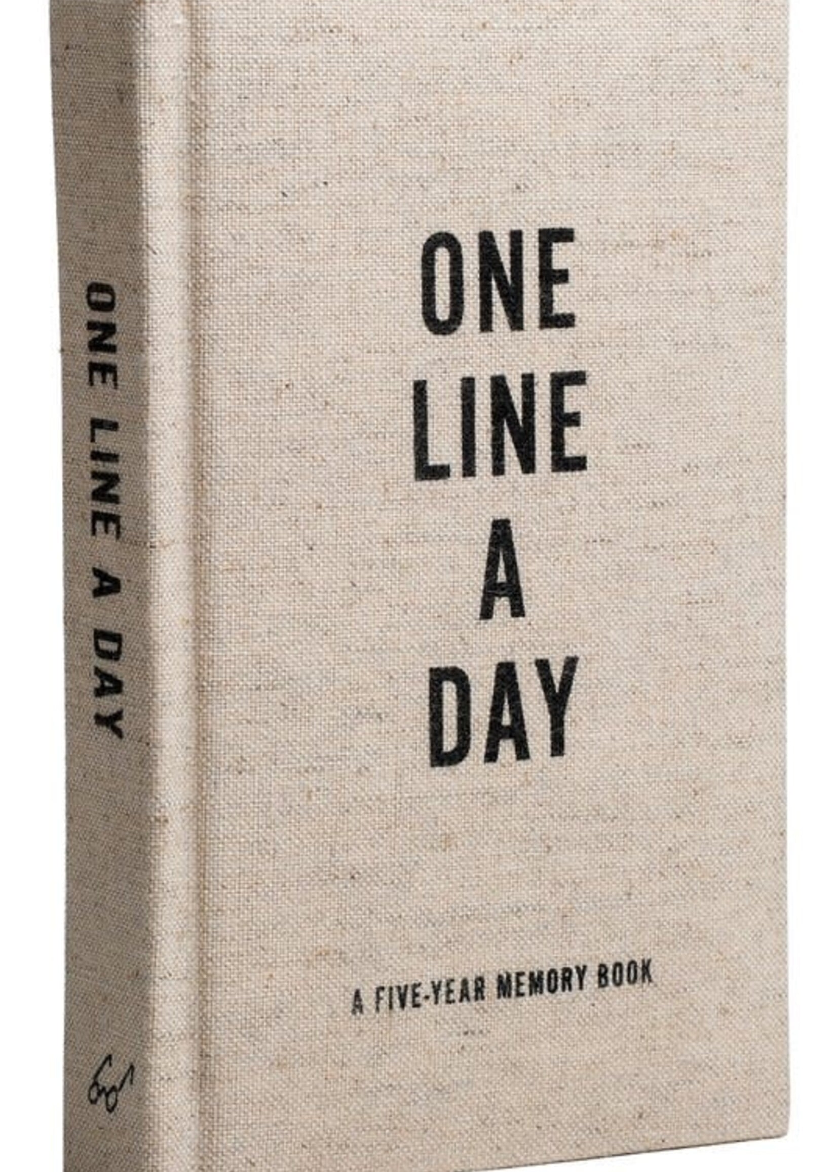 ONE LINE A DAY - A five-year memory book (CANVAS)