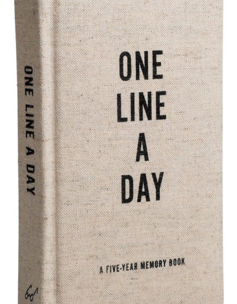 ONE LINE A DAY - A five-year memory book (CANVAS)