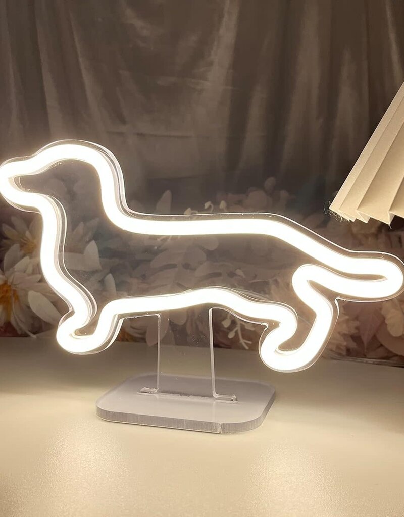 Animaux Spéciaux NEON LICHT LAMP LED - TECKEL