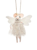 DÉCORATION SUSPENDUE EN FEUTRINE - Souris Ange