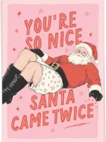 KAART BLANCHE - Santa twice