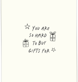 KAART BLANCHE  - you are so hard to buy gifts for