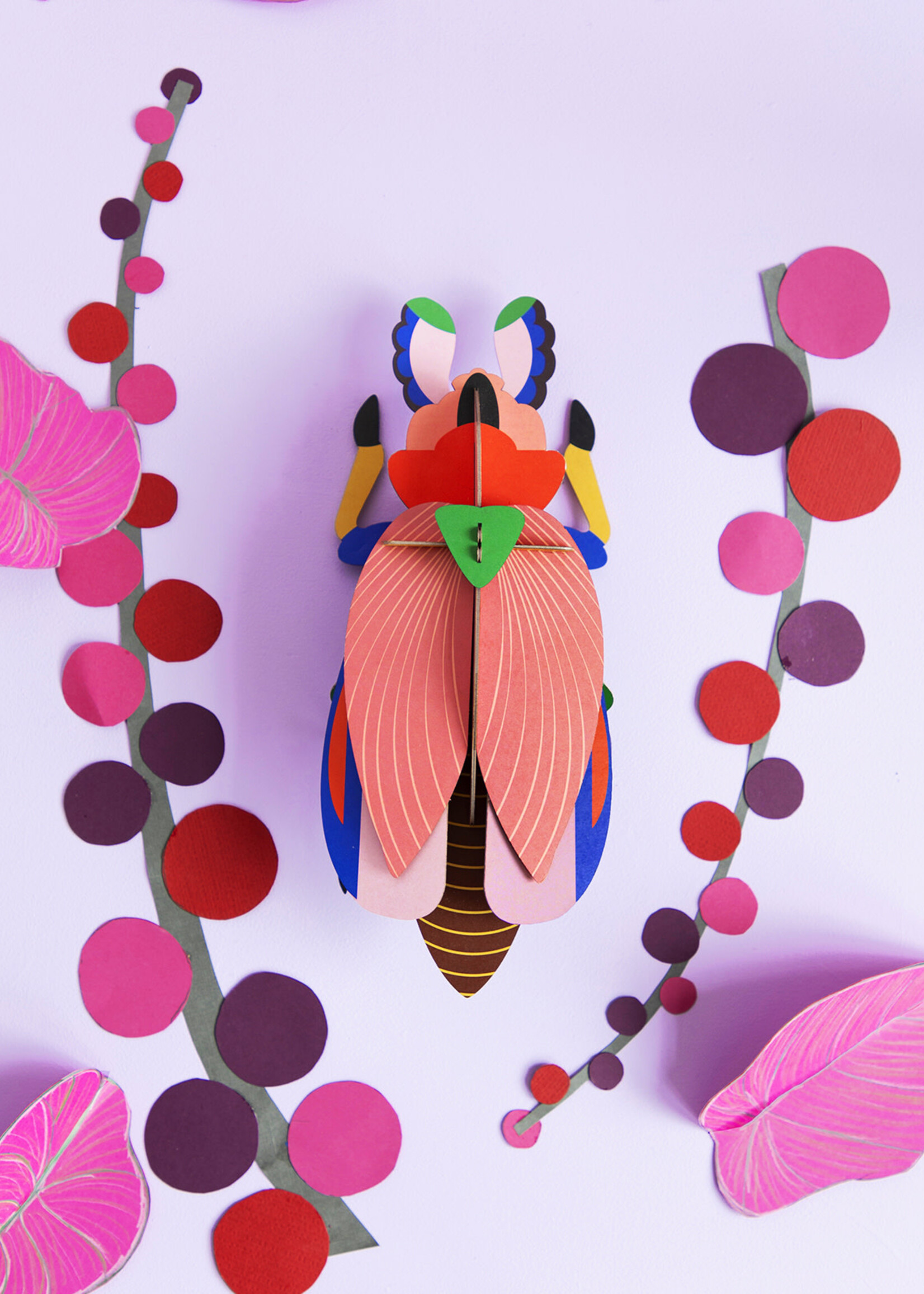 DIY WANDDECORATIE - Reuze lieveheerstbeestje