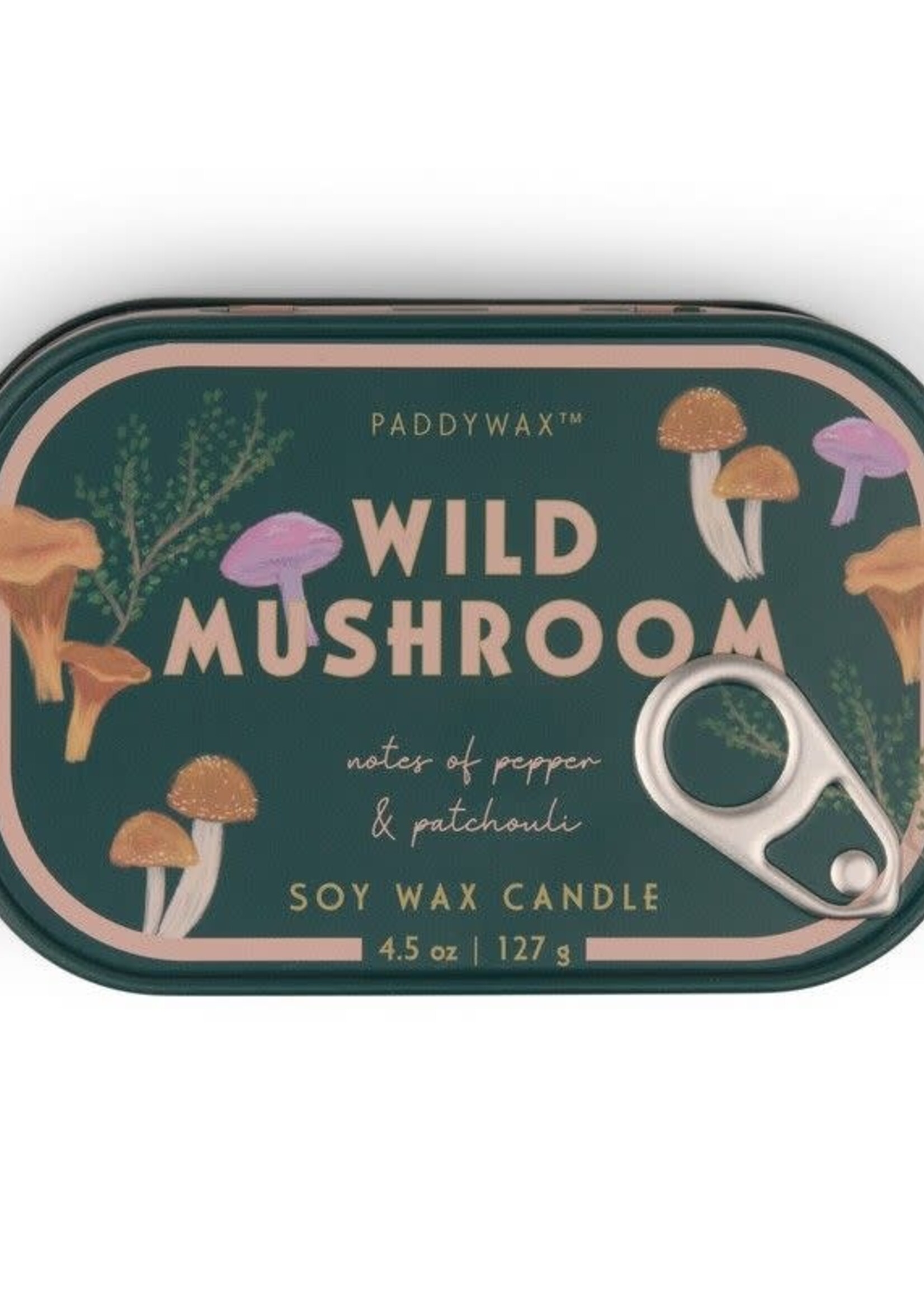 PADDYWAX Bougie en Boîte - Bistro - Champignons Sauvages (Poivre & Patchouli)