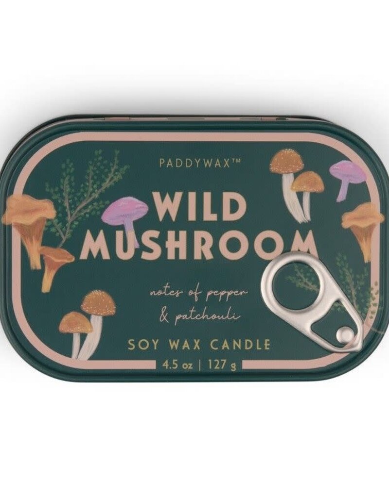 PADDYWAX Tin Candle - Bistro - Wild Mushrooms (Pepper & Patchouli)