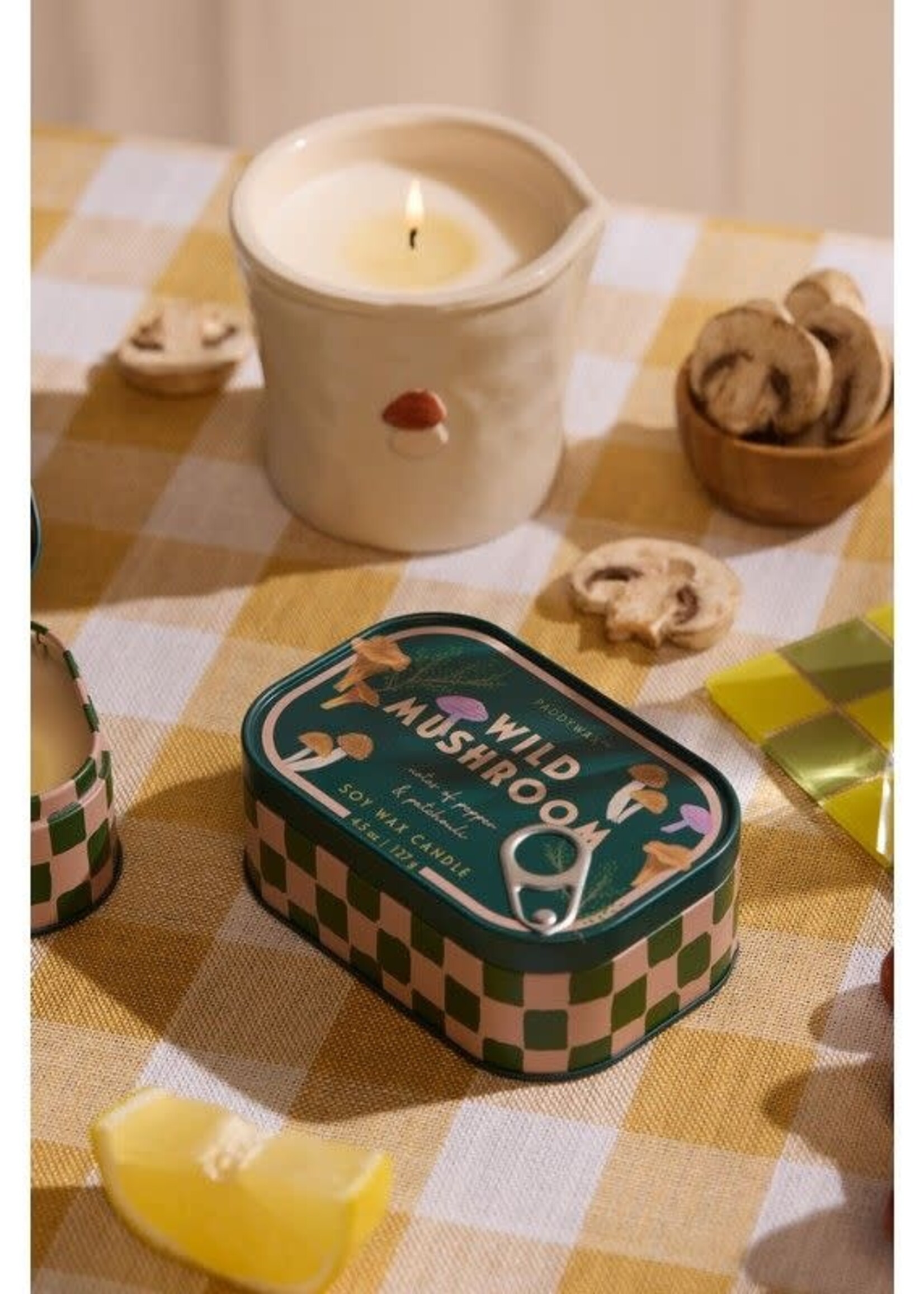 PADDYWAX Tin Candle - Bistro - Wild Mushrooms (Pepper & Patchouli)
