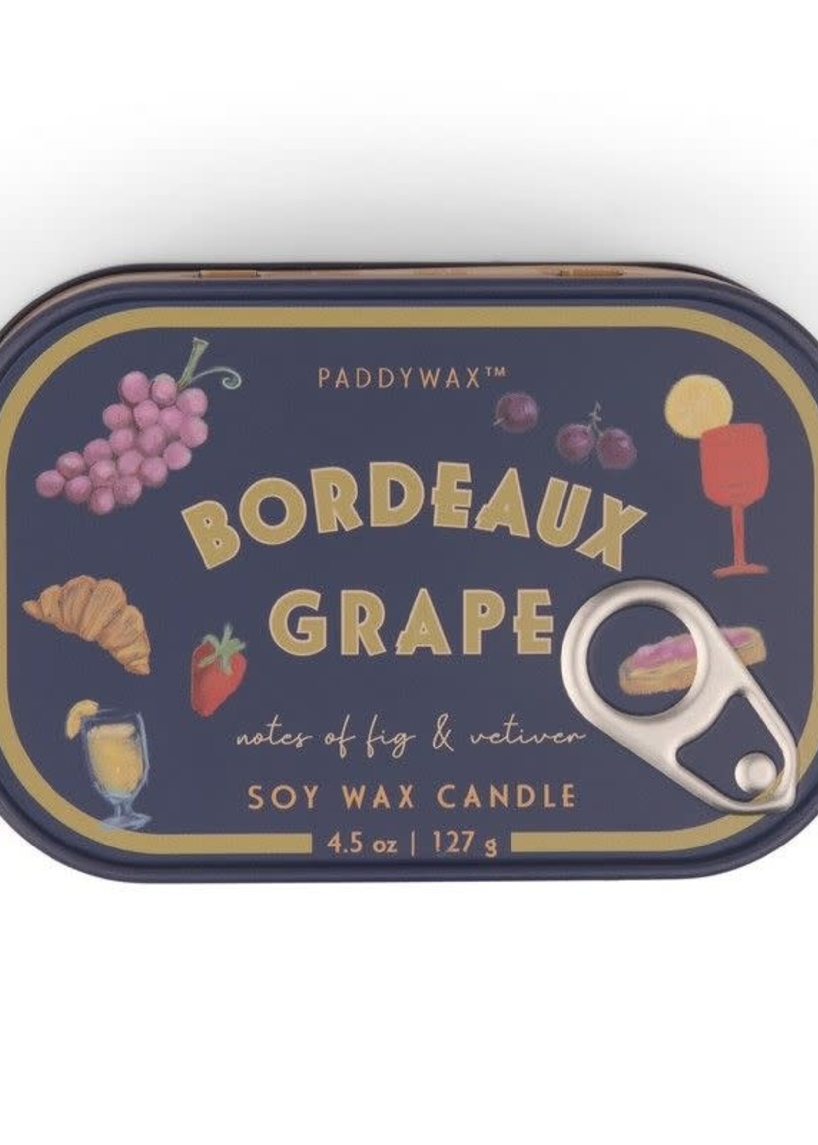 PADDYWAX Blikkaars - Bistro - Bordeaux Druif (Vijg & Vetiver)