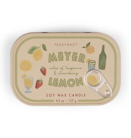 PADDYWAX Tin Candle - Bistro Meyer Lemon (Tangerine & Strawberry)