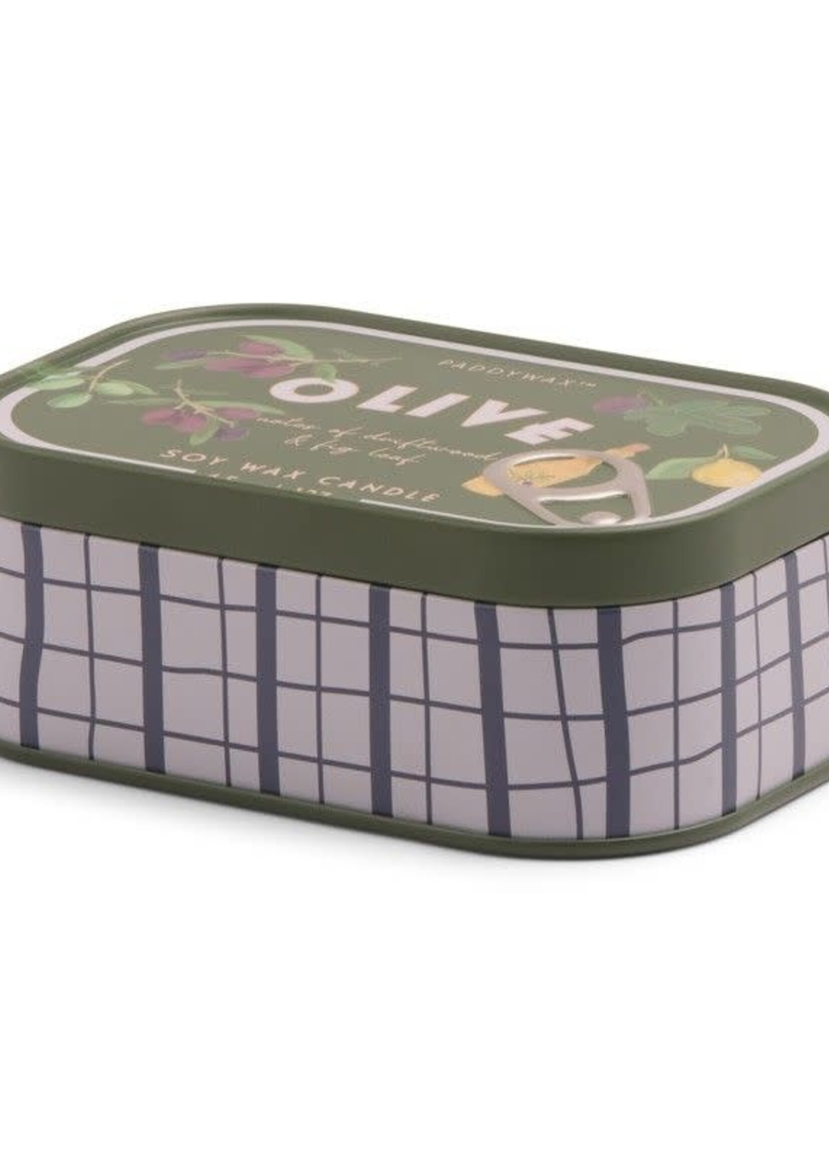 PADDYWAX Tin Candle - Bistro Olive (Fig & Olive)