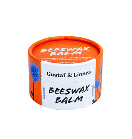 Gustaf och Linnea Beeswax balm with Orange in paper packaging