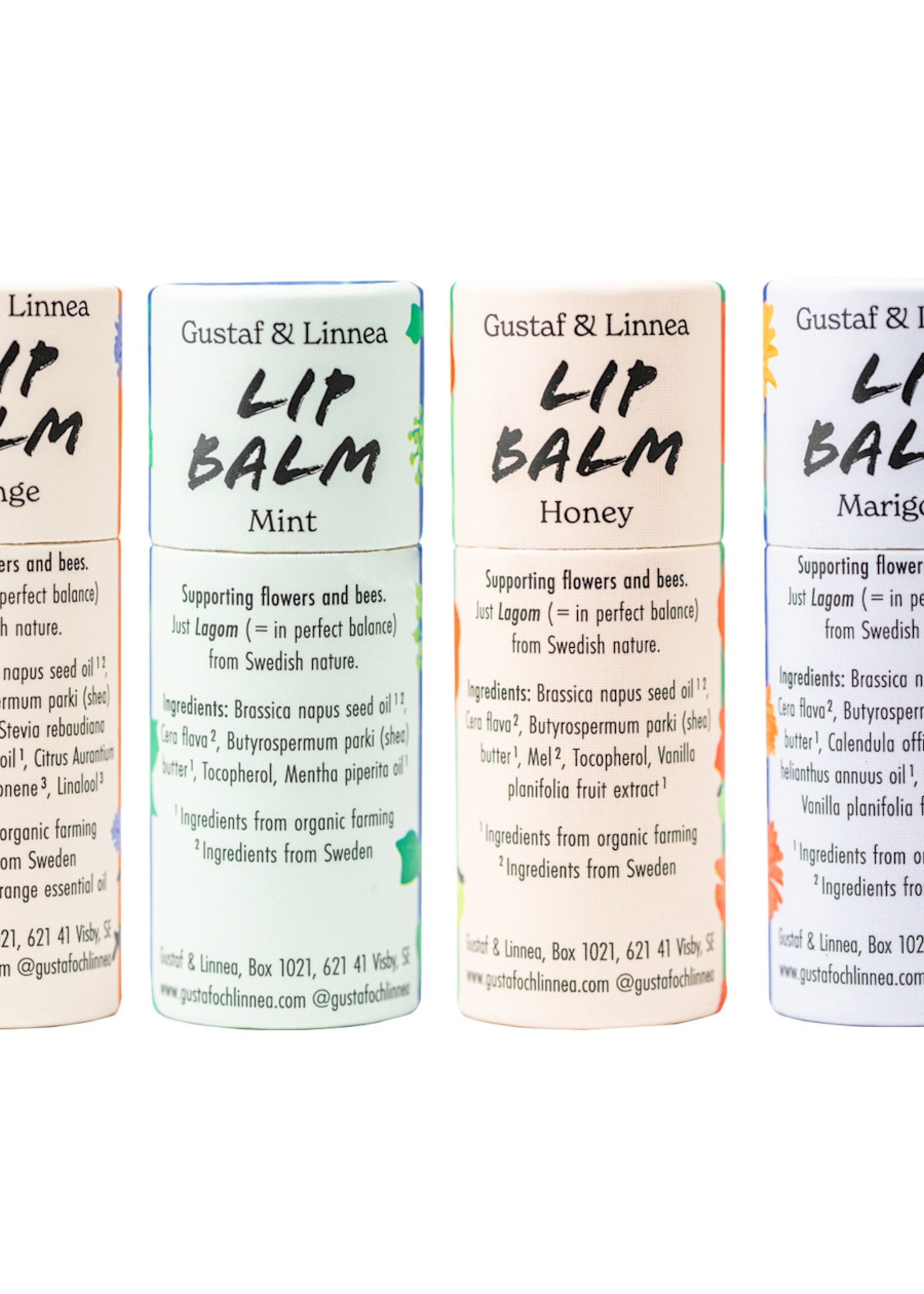 Gustaf och Linnea Lip balm - Honey - in paper package