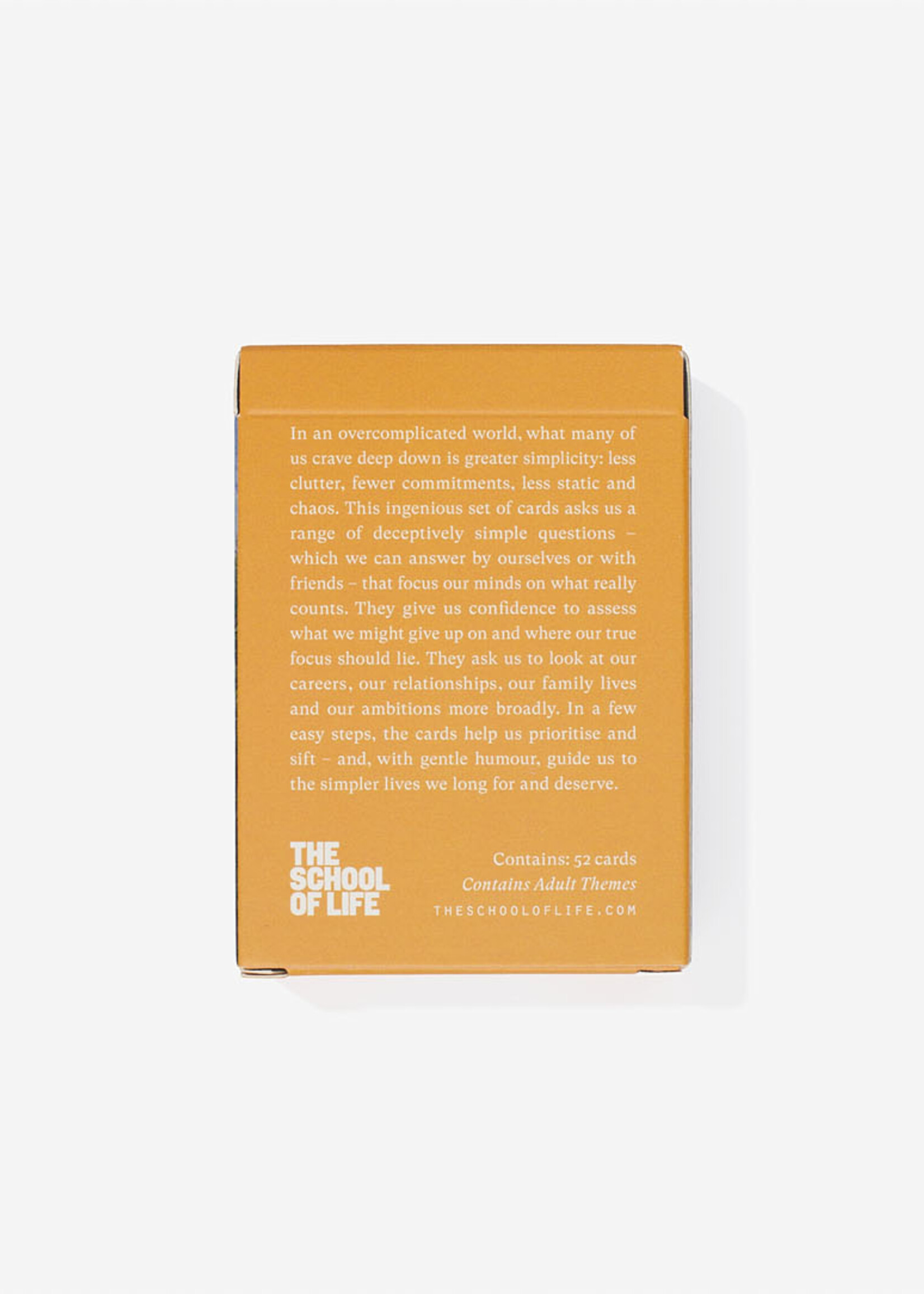 THE SCHOOL OF LIFE - Simplicity cards