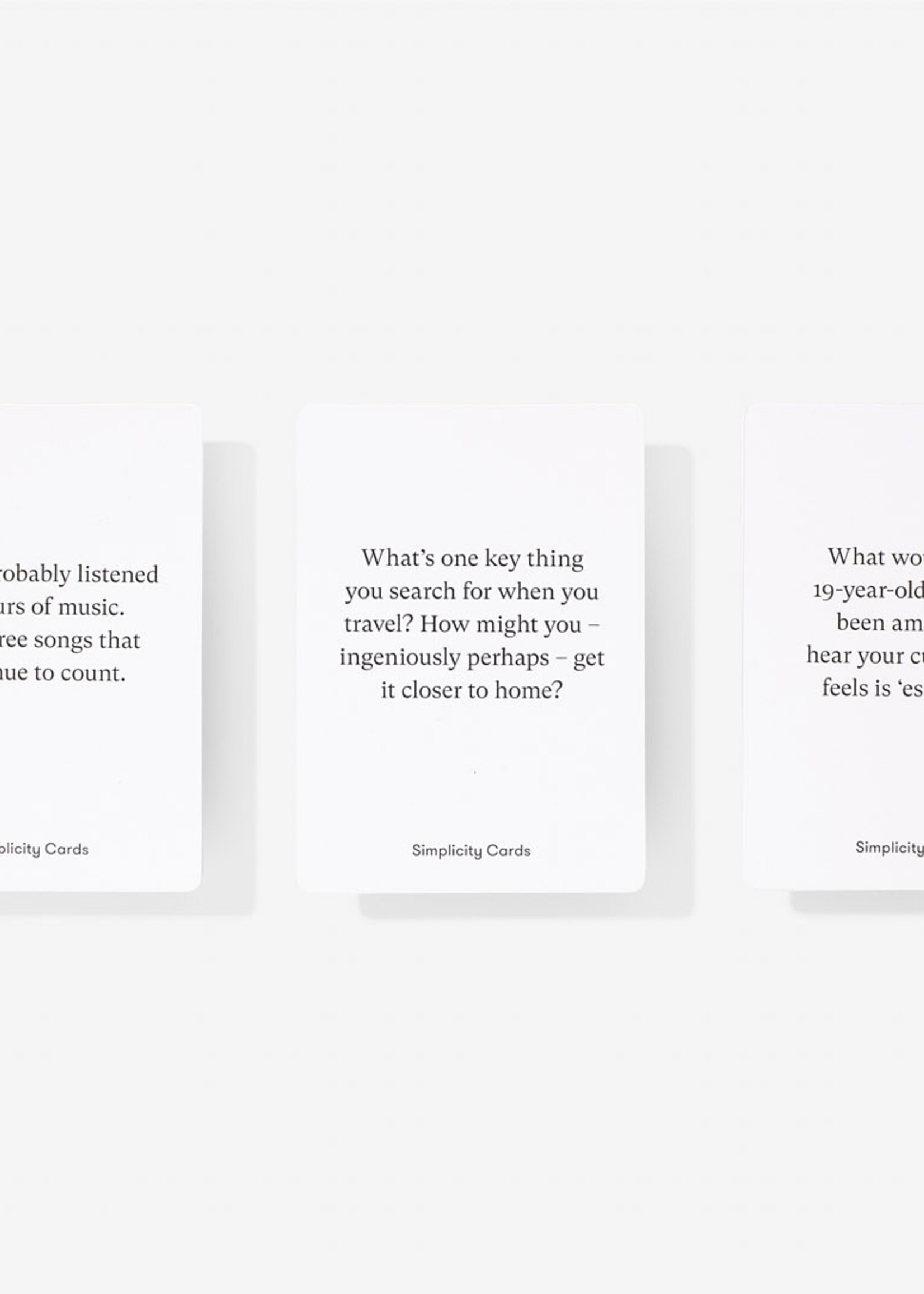 THE SCHOOL OF LIFE - Simplicity cards
