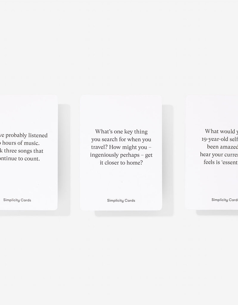 THE SCHOOL OF LIFE - Simplicity cards