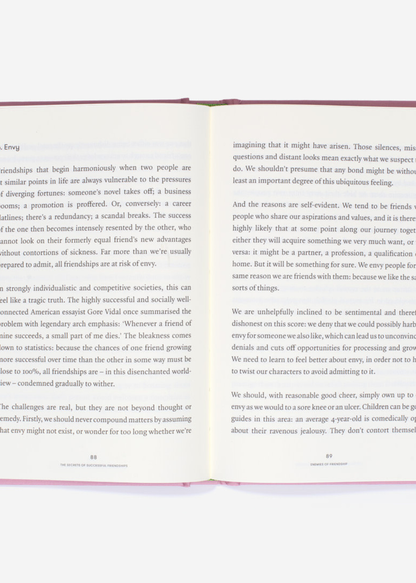 THE SCHOOL OF LIFE : The secrets of successful Friendships