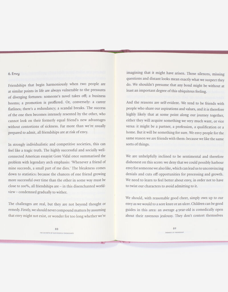 THE SCHOOL OF LIFE : The secrets of successful Friendships