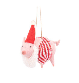 Sass & Belle VILTEN HANGDECORATIE| Feestelijk varkentje