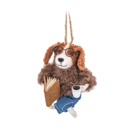 Sass & Belle VILTEN HANGDECORATIE| Relaxing hondje