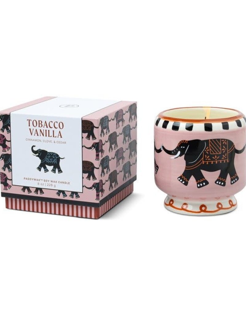 PADDYWAX Bougie Paddywax A Dopo Éléphant Noir au Tabac & Vanille.