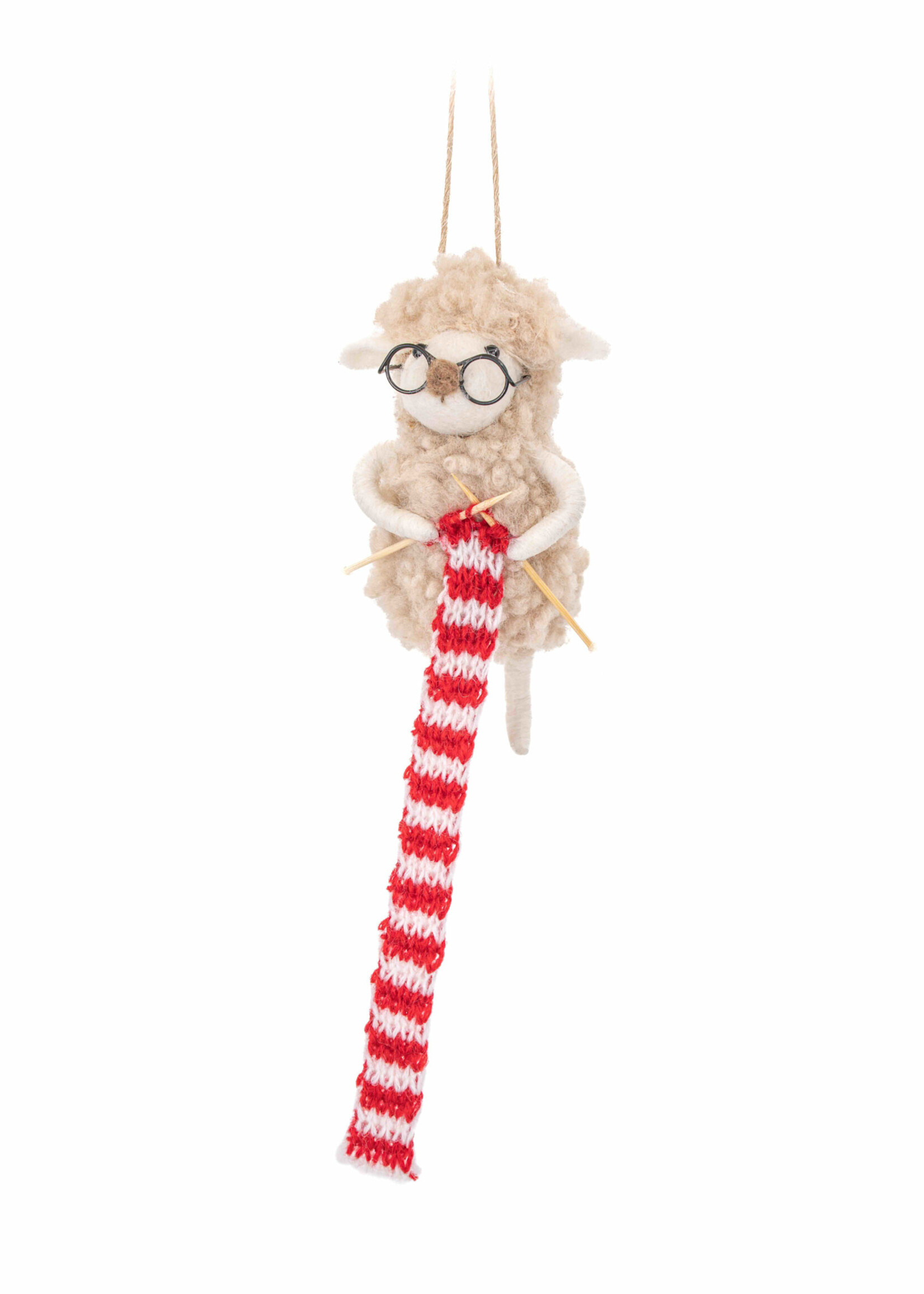 Sass & Belle VILTEN HANGDECORATIE| Breiend schaapje