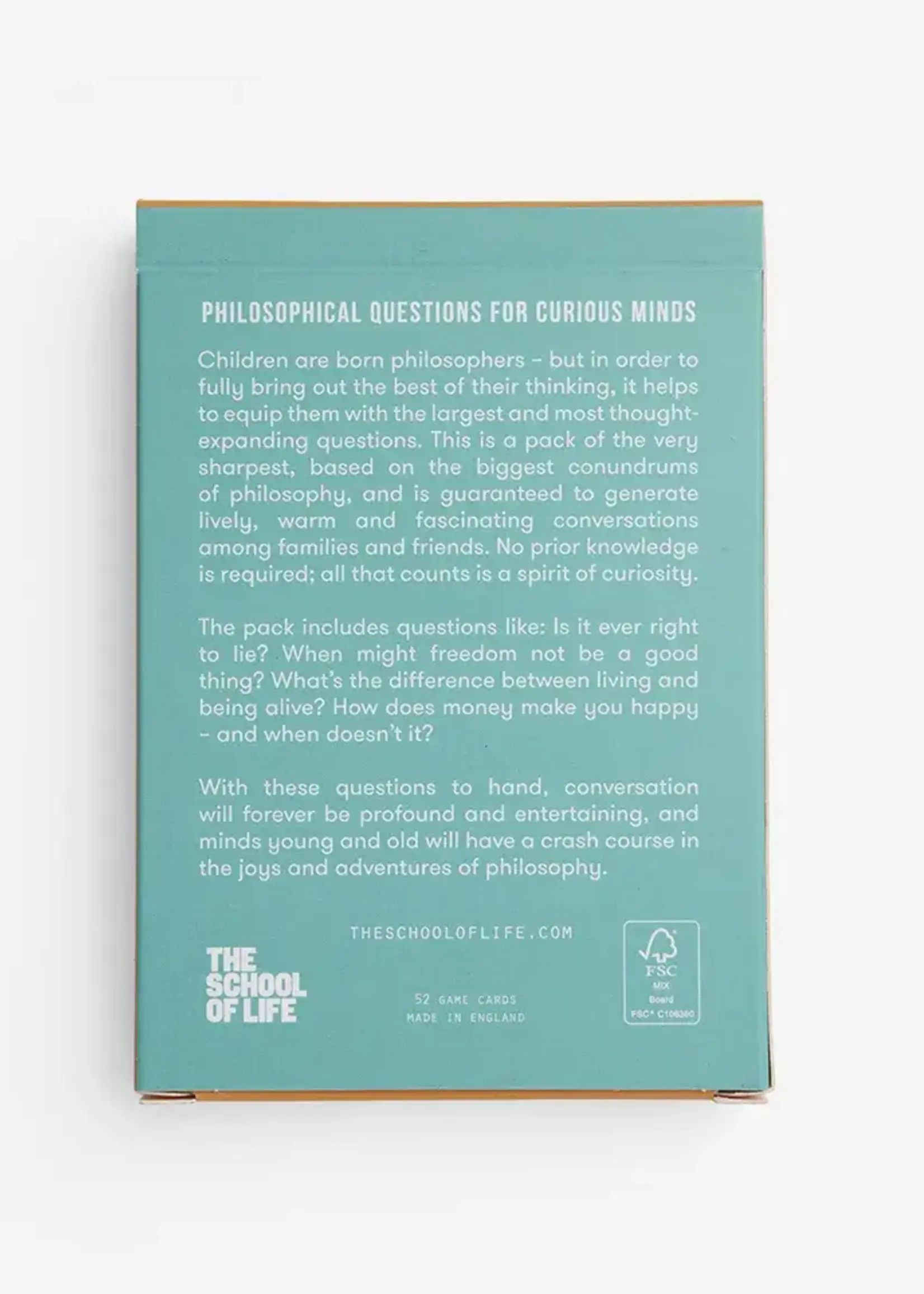 THE SCHOOL OF LIFE -  Philosophical Questions for Curious Minds