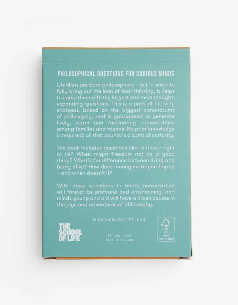 THE SCHOOL OF LIFE -  Philosophical Questions for Curious Minds