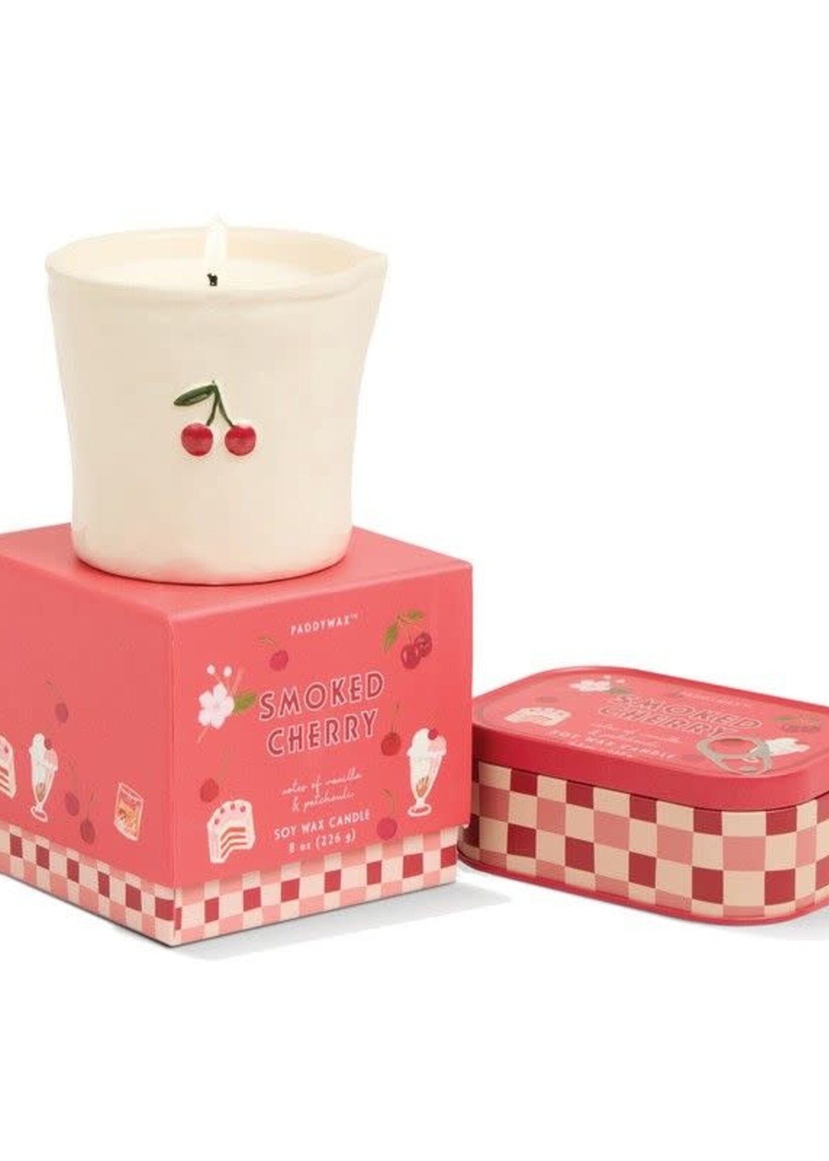 PADDYWAX Bistro Geurkaars – Smoked Cherry (127 g)