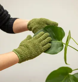 Planten afstofhandschoenen – groen