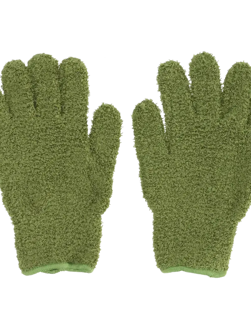 Planten afstofhandschoenen – groen
