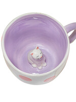 Tasse avec chat caché