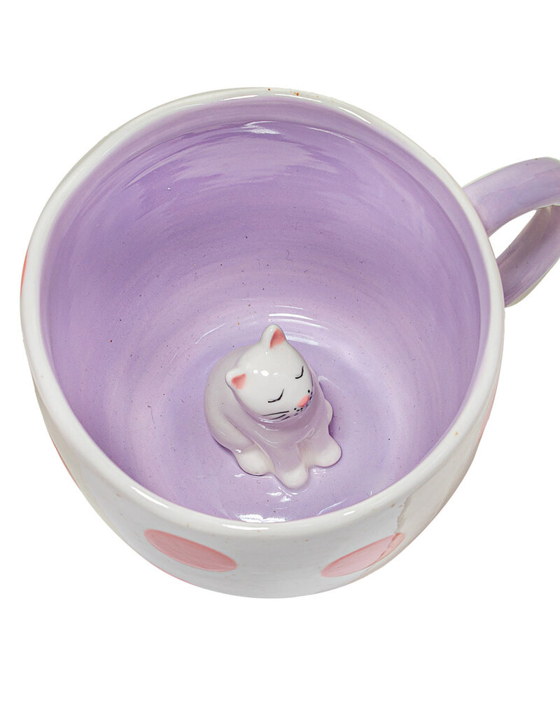 Sass & Belle Tasse avec chat caché