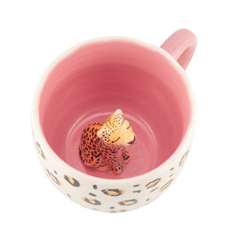 Sass & Belle Tasse avec léopard caché
